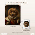 Geschenkset: Haustierporträt als Poster 30 × 40 cm + Tasse