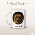 Personalisierte Tasse mit Haustierporträt – Hund & Katze